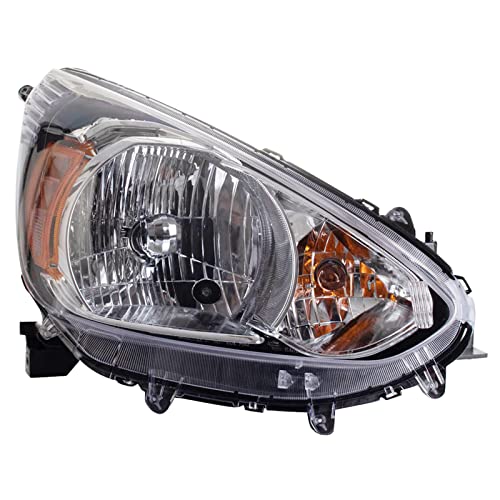 Image of TRQ Passenger Side Headlight Assembly Halogen Compatible with 2014-2020 Mitsubishi Mirage MI2503164
