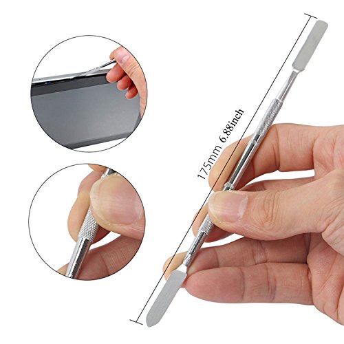 Image of 8-in-1 Opening Pry Tool Kit for Mobile Phone, Laptop, Tablet & Electronics Disassemble /Opening and Repair - 2 Tweezers, GB-5A, Metal Spudger, 3 Triangle Picks