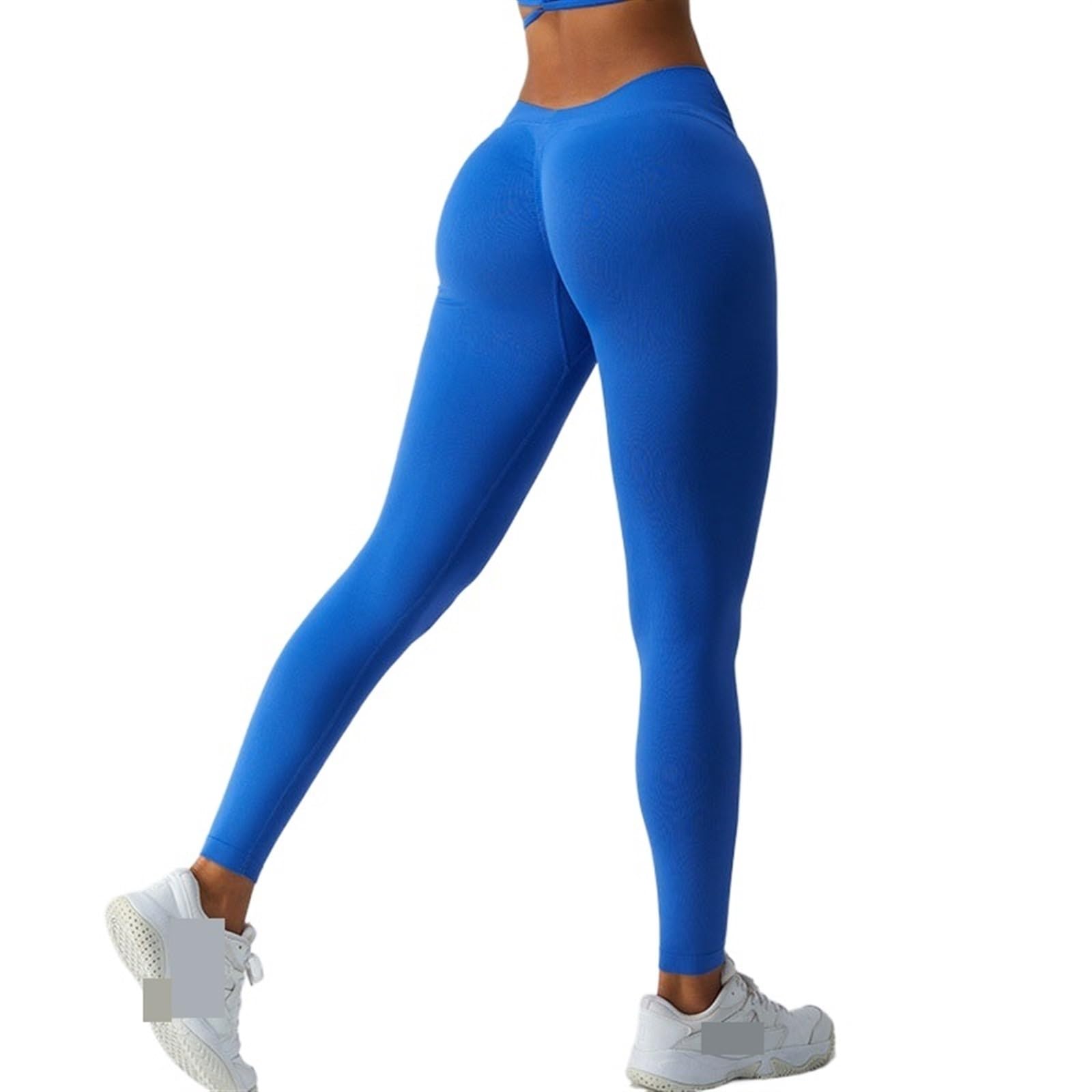 Legging de Sport Femme Pantalons de Yoga for Femmes, Leggings de Sport de Fitness sans Couture, Fesses(Black,M)