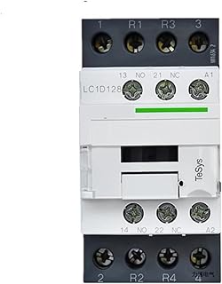 contactor LC1D AC LC1D098 LC1D128 LC1D188 LC1D258 Contactor 4 Poles Electric Power Contactor AC24V AC36V AC48V AC110V AC220V AC380V (Color : LC1D258, Size : 110V)