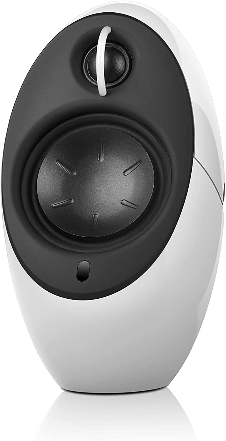 Edifier Luna Eclipse - Kit d'Enceintes Design 2.0 Bluetooth avec Télécommande IR Blanc 74 W E25 White