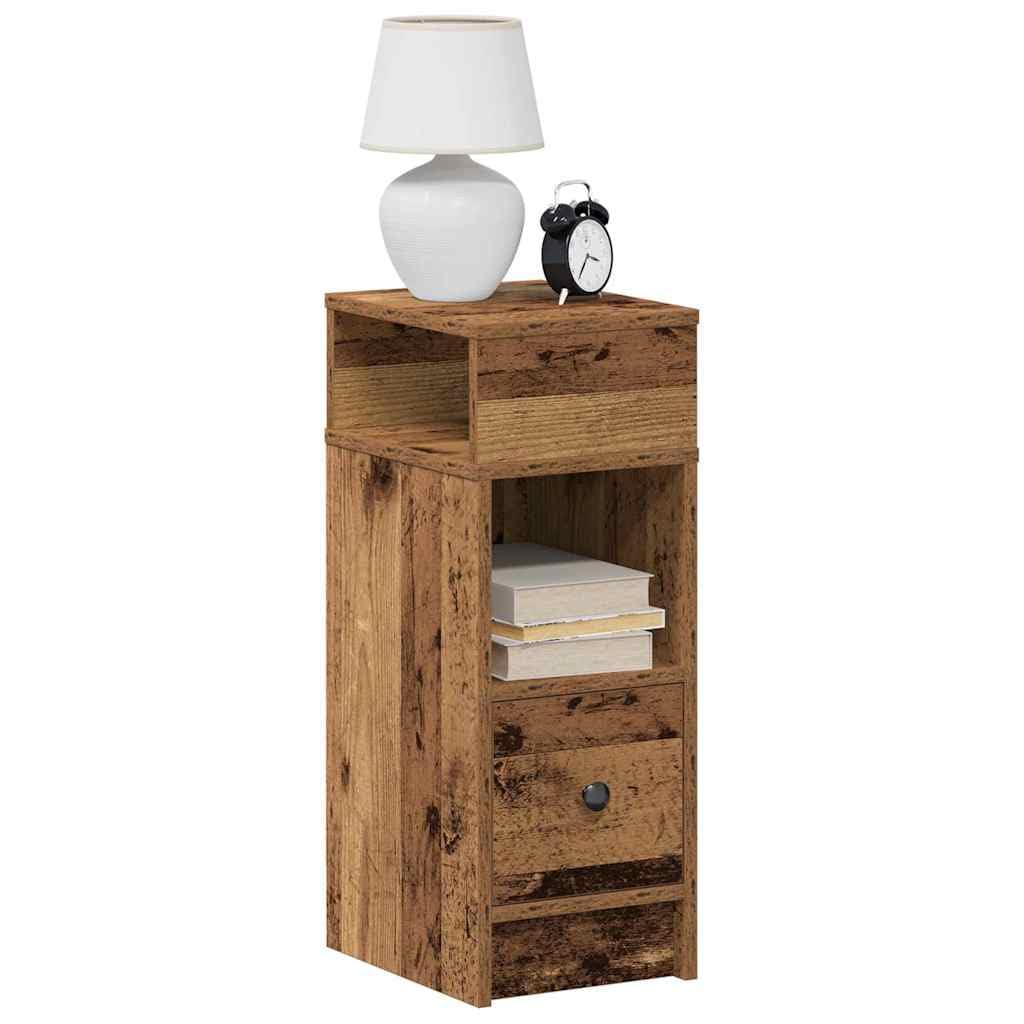 Table de chevet compacte lot de 2 pour gagner de la place dans la chambre
