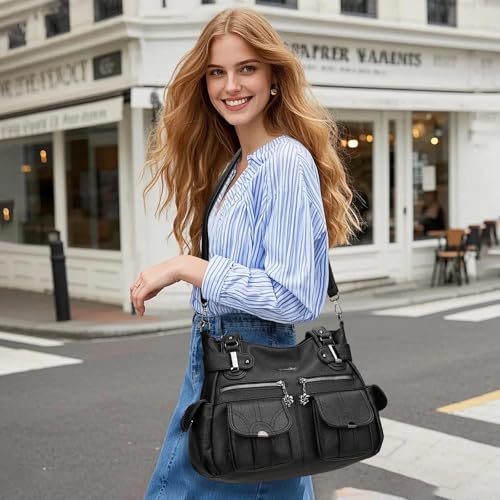 Bolso Tote Grande KouLi Buir para Mujer Multi-Bolsillos miniatura 2