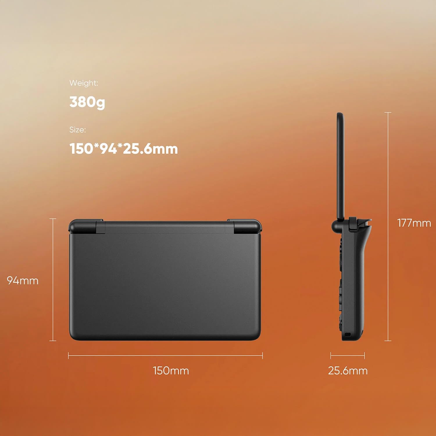 Ayn Thor Base Console de Jeu Portable à Double écran | Snapdragon 8 Gen 2 | Écran Principal AMOLED 6 Pouces 120 Hz | 8 Go de RAM, 128 Go de Stockage | Wi-FI 7 | Android 13 Console rétro