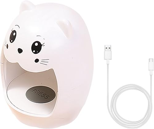 npkgvia Huevos en forma de mini lámpara LED de uñas, lámpara de uñas de gel, lámpara de cuidado de uñas, esmalte de uñas de secado rápido, lámpara