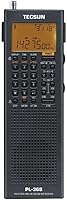 Vista 1 de Tecsun Digital PL368 Radio de banda mundial AMFMLWSW con receptor de banda lateral único (negro)