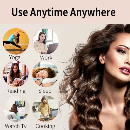 Satin Heatless Curling Set - Curling Stick + Curly Hair Cover, The Zero Heat Bun Bons Curling Set, Big Wave Sleep Lazy Person Curling Hair Artifact, Heatless Curly Hair Set For Women #TOP6