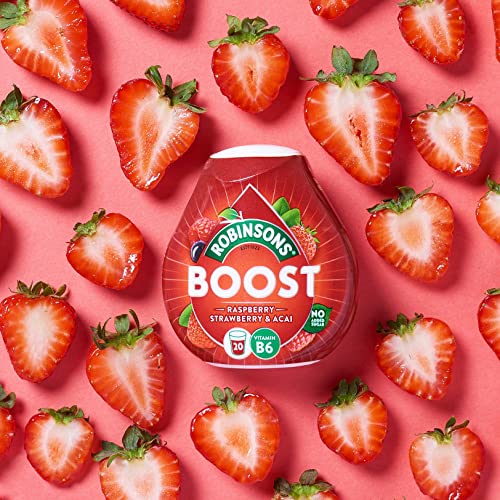 Boost Juice Raspberry Ripe Robinsons Boost Benefit Drops Raspberry, Strawberry & Acai with Vitamin ...