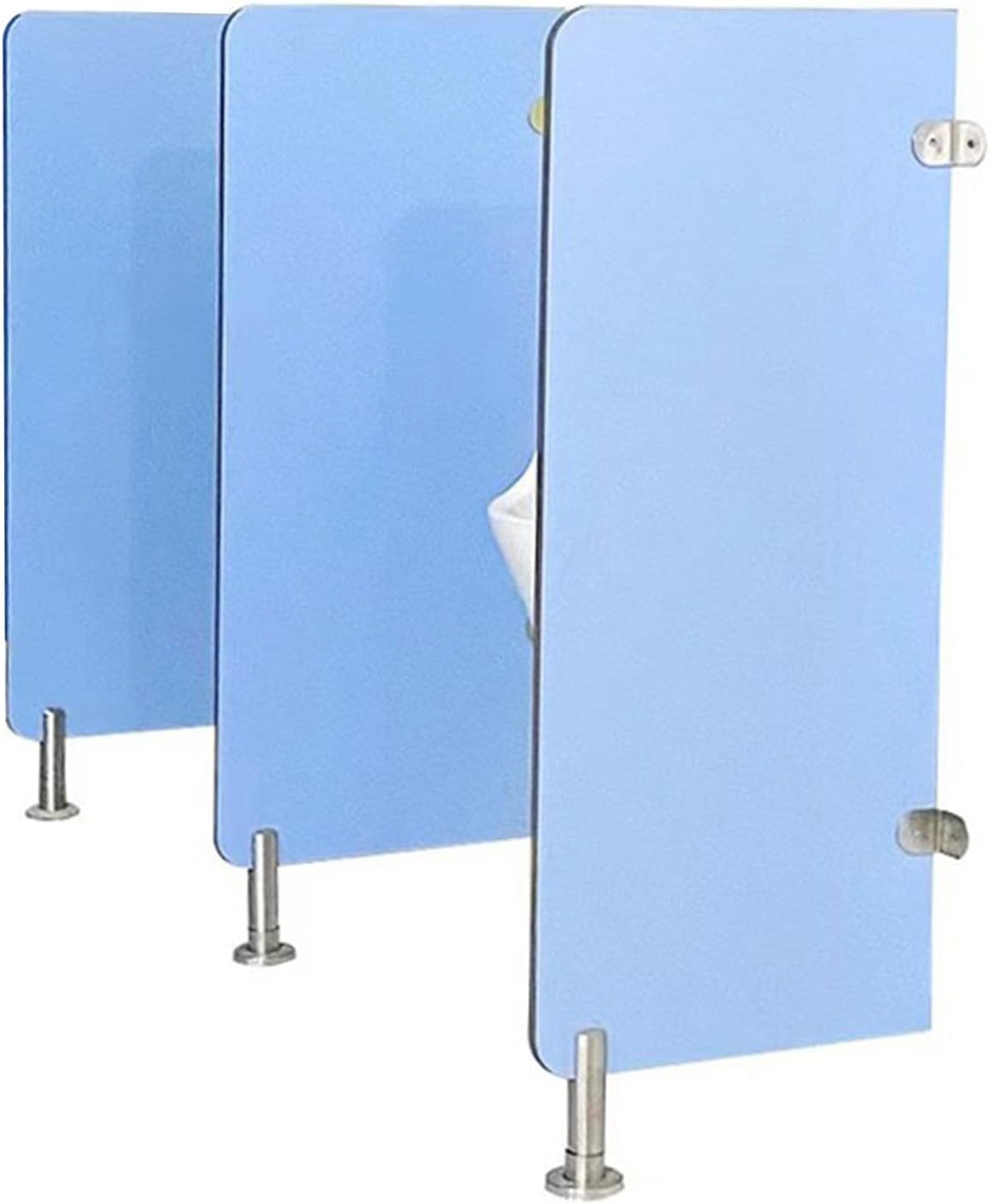 Waterproof Wooden Men's Urinal Panel with Stainless Steel Fittings Ideal for Hotels Shopping Malls and Public Toilets