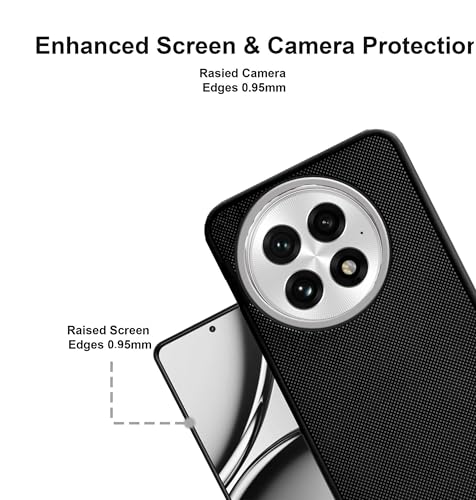 Image of Back Cover Case for OnePlus 13 5G | Slim & Lightweight | Ultra-Premium Design | Camera Protection Bump | Fabric Texture Case Cover for OnePlus 13 5G (PC & TPU, Black)