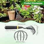 Garden Tool Set - Featuring a Heavy-Duty Stainless Steel Hand Cultivator, Transplant Shovel, Trowel, Crack Weeder, and Dandelion Weeder - The Ultimate, Unbreakable Gardening Gift
