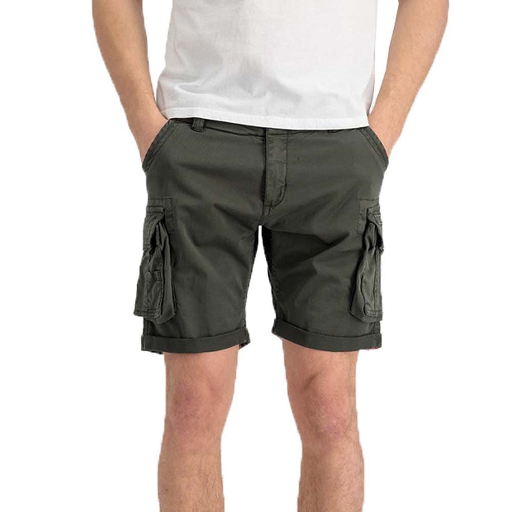 Alpha Industries Gris Short Crew