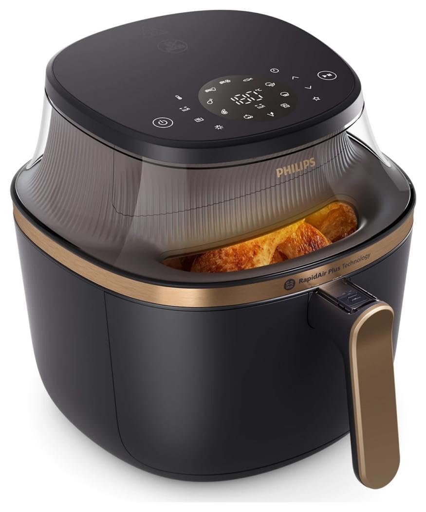 FRIGGITRICE AD ARIA MULTICOOKER L 4.2 LITRI CON FINESTRA E PROGRAMMI