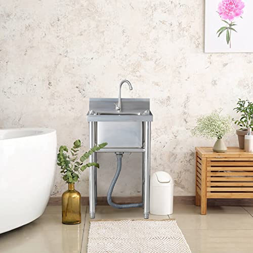 Évier utilitaire de cuisine multifonction avec robinet - 8