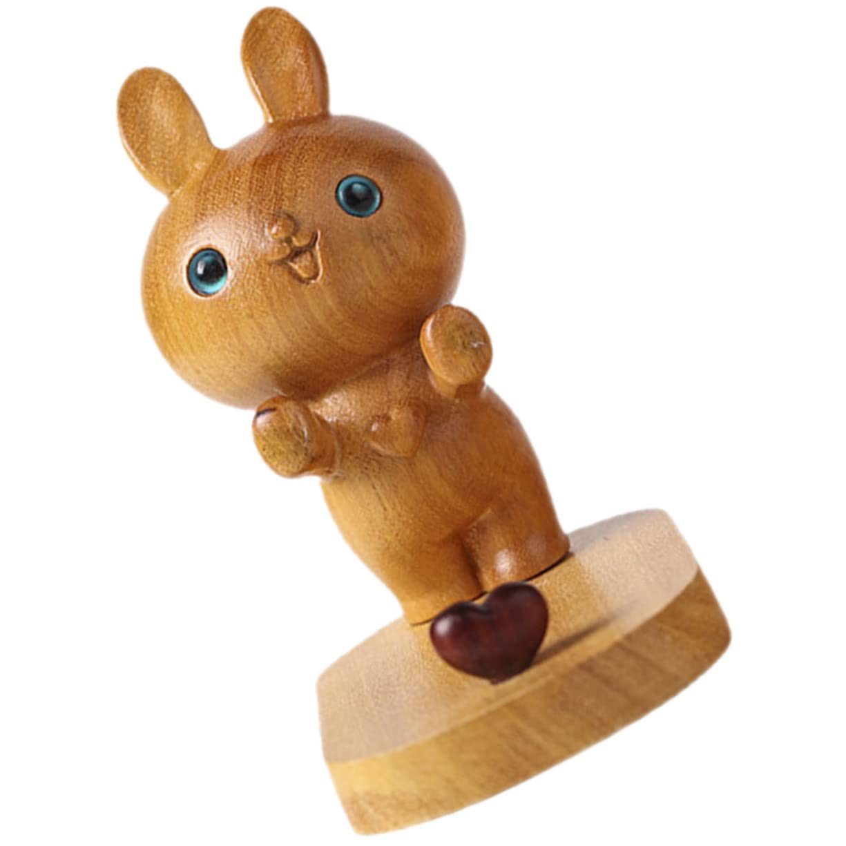Housoutil 4 Stücke Entzückende Telefon Ständer Desktop Handy Holz Handy Ständer Einzigartiges Design Freunde Familie