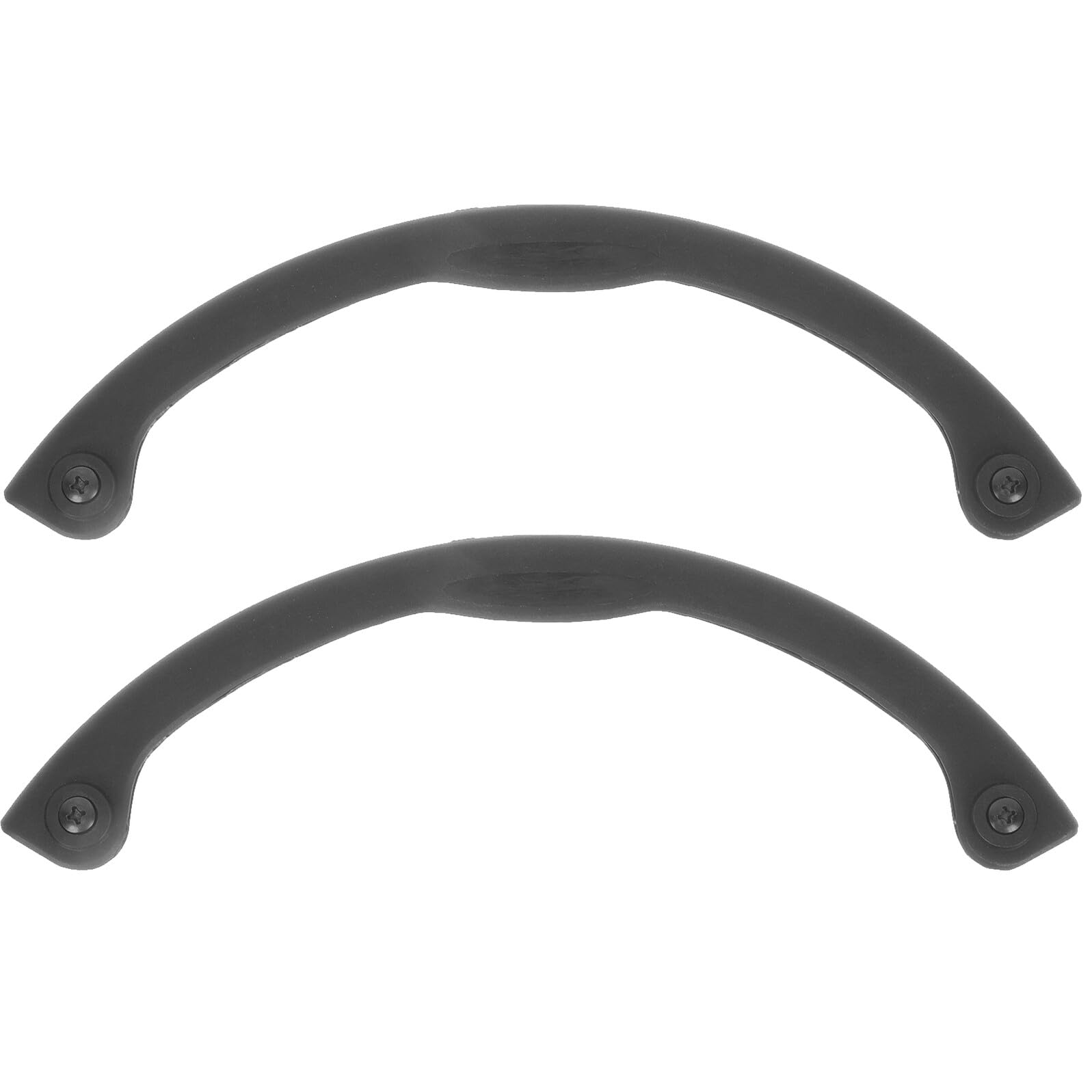2 Pièces Embout de Snowboard Pare-Chocs de Planche à Neige Capuchon de Queue de Snowboard Protecteur de Bord Black
