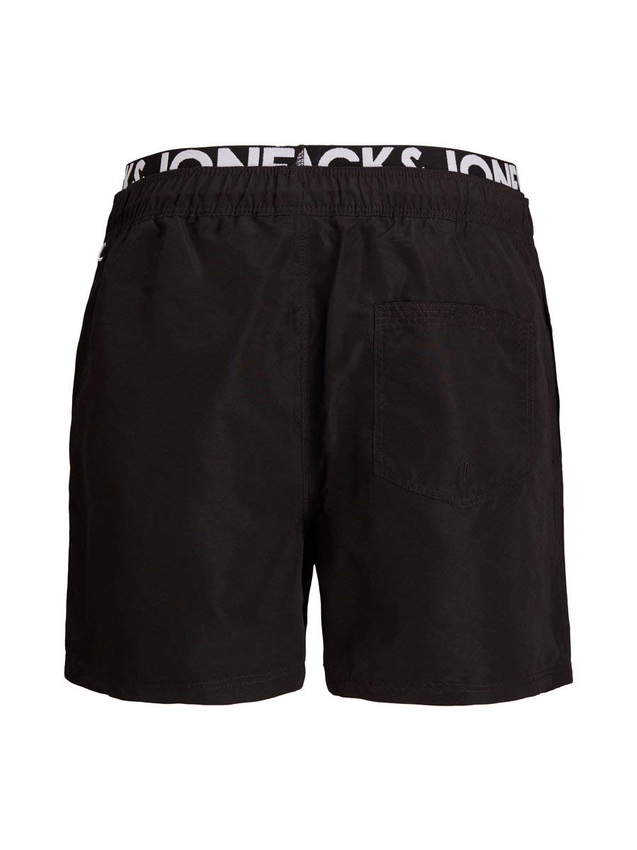 JACK & JONES Herren Badehose Badeshort SPLICELOGO S M L XL XXL Schwarz Rot Orang