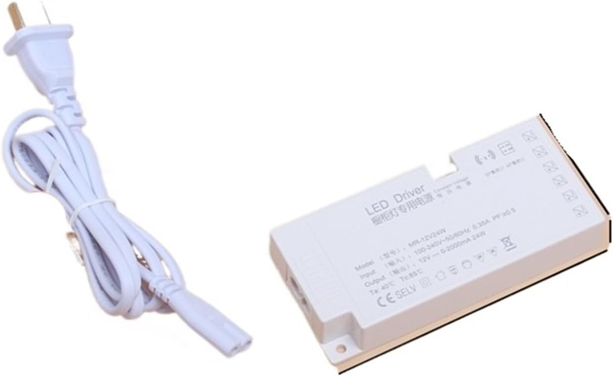 LED Wardrobe Wine Cabinet Light Power Supply Touch Human Hand Sweep Single Double Door Induction Switch Probe Split Detachable(DC12V-24W)