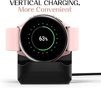 MoKo Töltőállomás Samsung Galaxy Watch 4/4 Classic/3/Active 1/2 Okosórákhoz - Hordozható Szilikon Tartó, Csúszásmentes Töltőállvány 3