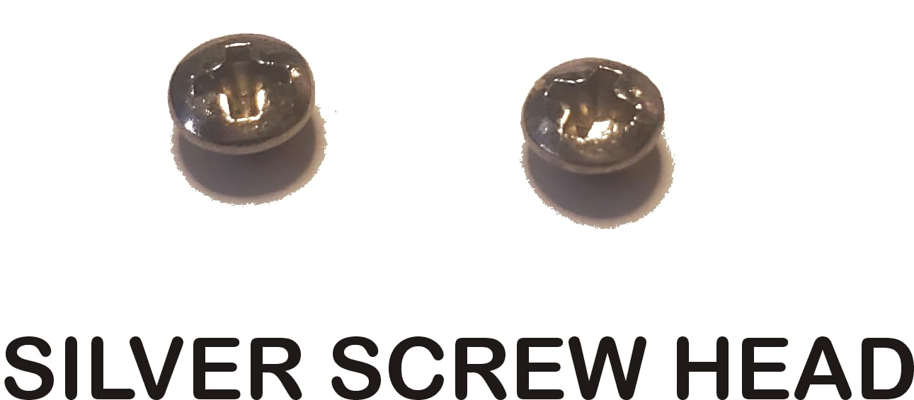 No Drill, Screwless Pickguard Mount Kit for Les Paul guitars (Pickguard not included) with Silver Screws