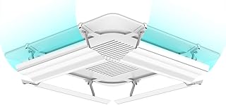 Aria Condizionata Centrale Deflettore Antivento Copertura Universale per Aria Condizionata per Casa/Ufficio (One Slice) (Dimensioni : 40 cm)