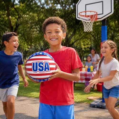 Baloncesto de 9.5 pulgadas resistente para disfrutar de la diversión al aire libre 4