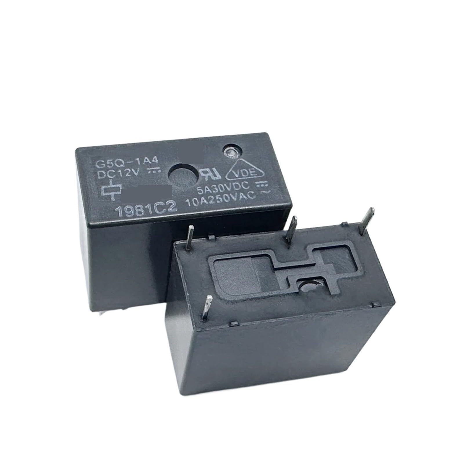 Kc72d3k One Color G5q-1A Dc12v ; G5q-1A4 Dc12v/22V Dc24v (33Fa-10A) Relay 4Pins(G5q-1A4 Dc12v)