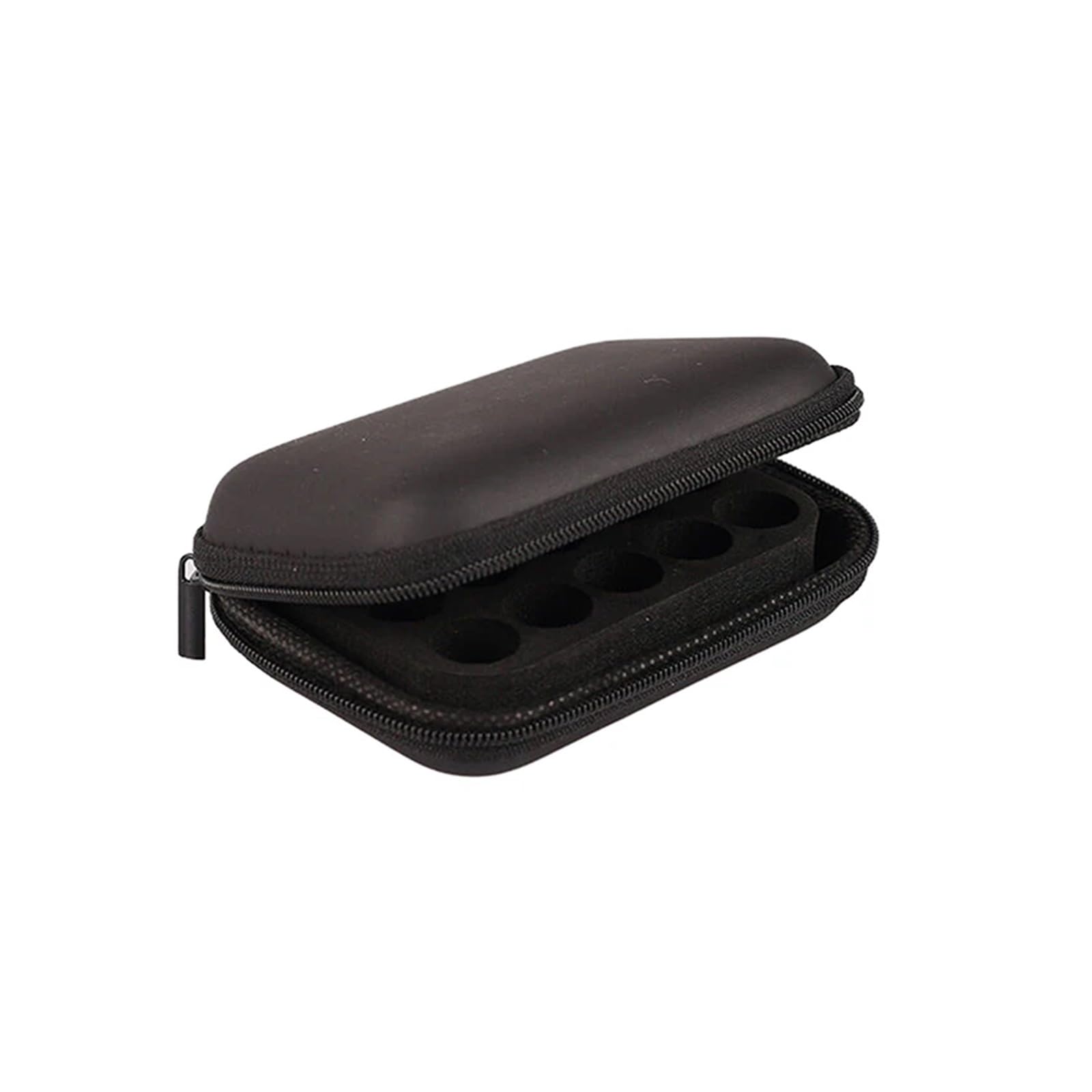 MEYTXOA Essential Oil Carrying Case 15 Slots 1ML 2ML 3ML Essential Oil Case For Roller Bottles Storage Bag Holder Portable Perfume Hanging Organizer(Black)
