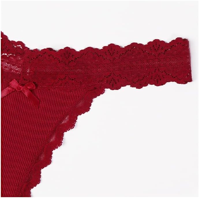5 Pieces Women's Elegant Sheer V-Cut Thong – Stylish, Comfortable, and Chic Underwear Women - Image 6