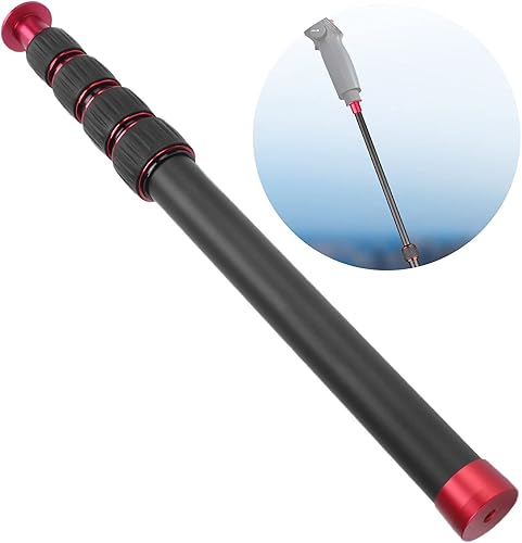 Miniatura 7 de Varilla de extensión de cámara de aleación de aluminio, trípode monopie de 5 secciones, 13.2-42.5 pulgadas, sólido ligero, palo para selfie para