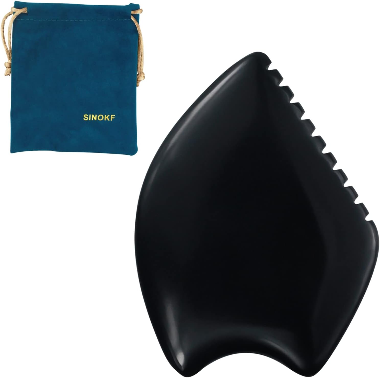Gua Sha Facial Tools Bian Stone Scraping Massage Comb Guasha Board