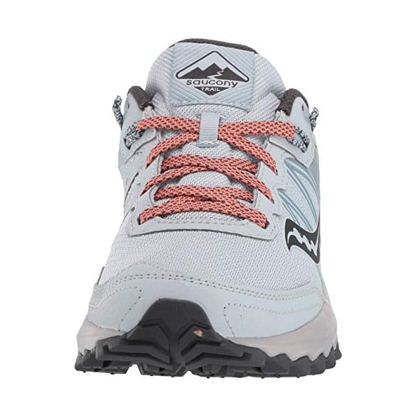 Saucony-Excursion-TR14-Womens Saucony Women's Excursion TR14 Trail Running Shoe, Sky | Coral, 7.5