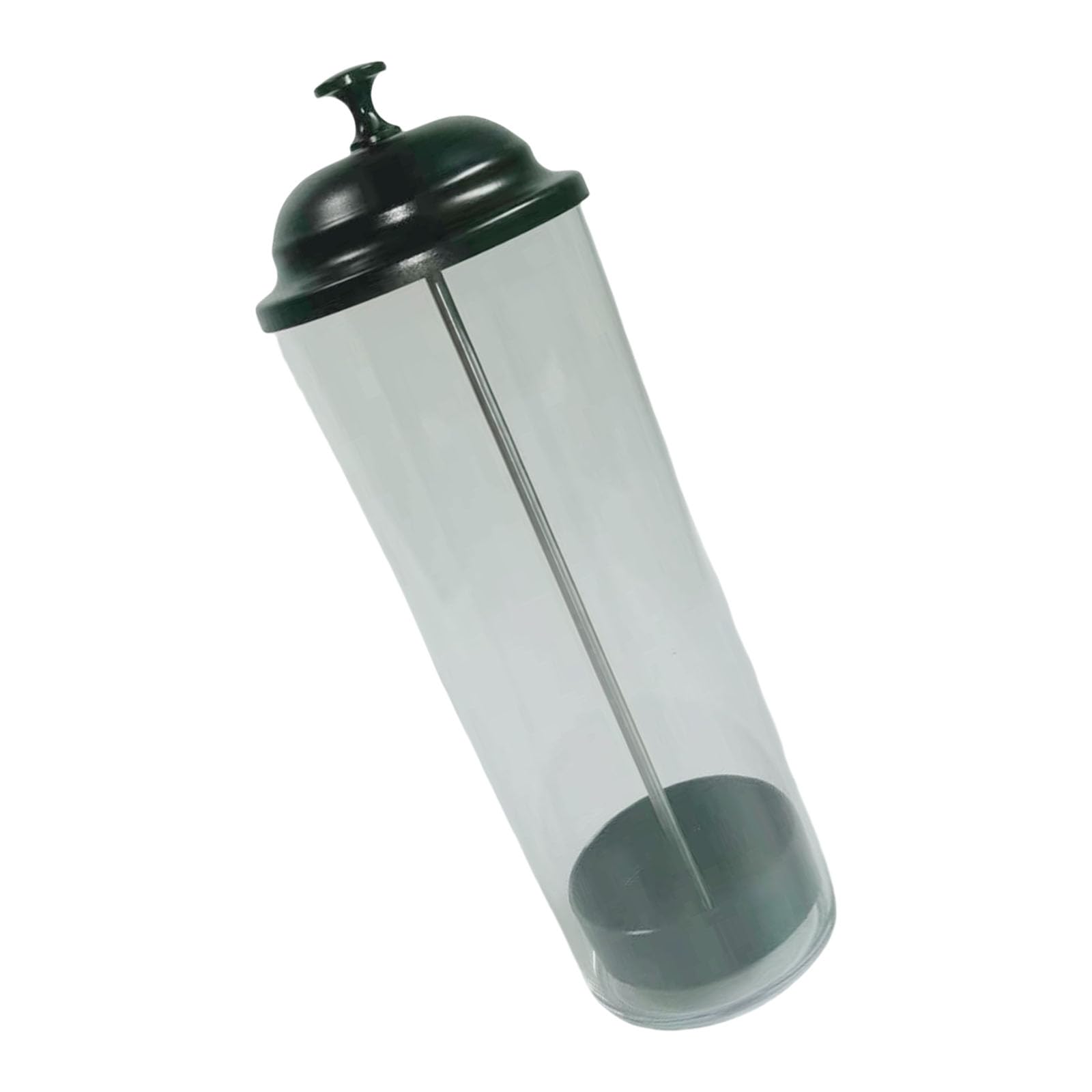MICFENY Sturdy Drinking Straw Organizers Container Convenient Straw Dispenser for Kitchen and Clubs Use with Lid for Easy Access
