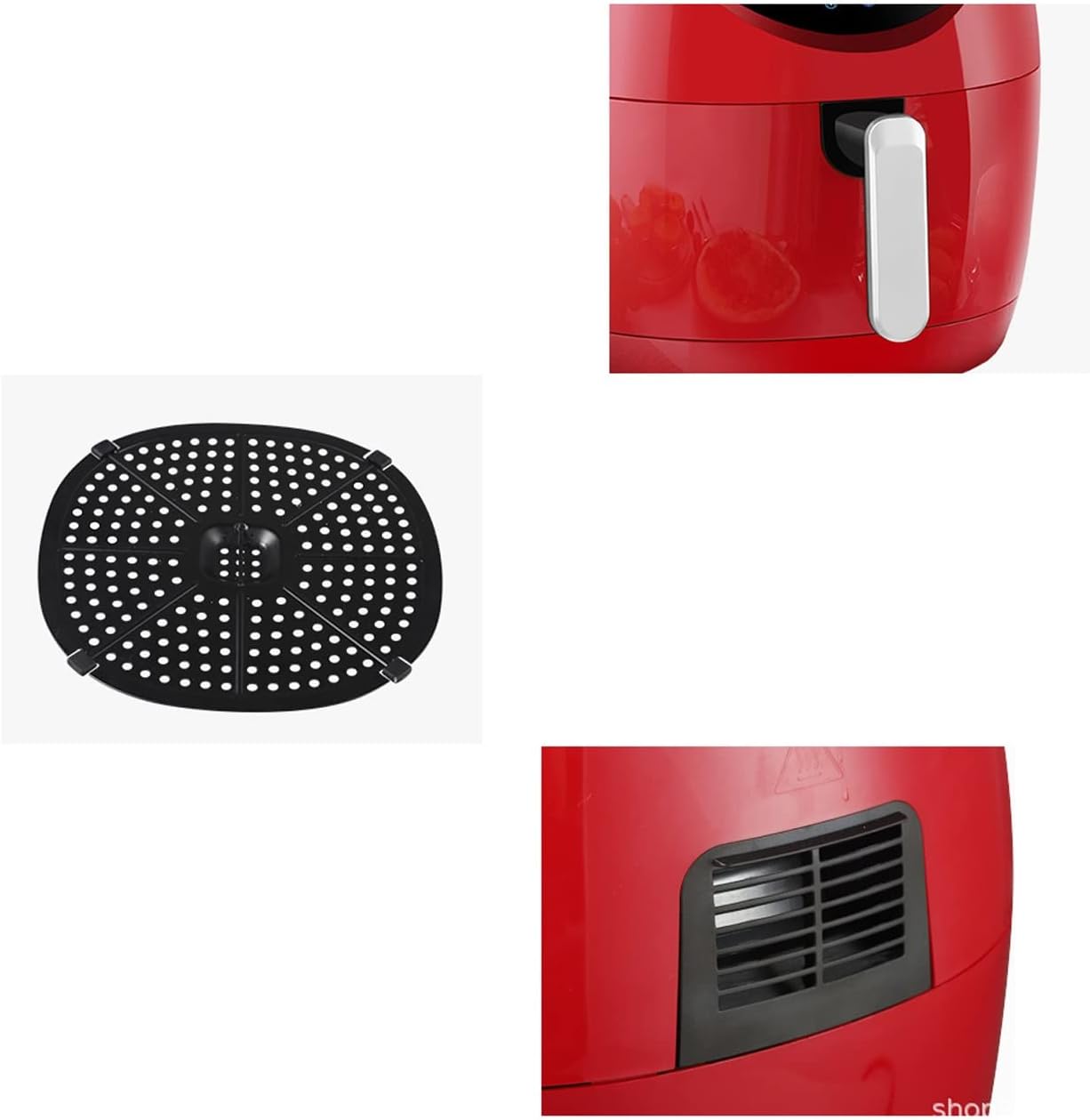 Air Fryer 6. 8 QT Digital Touch Hot Oven Cooker Oil- Free 1800W Air Fryer with 12 Presets Timed Quick Frying Temperature Control Nonstick Basket