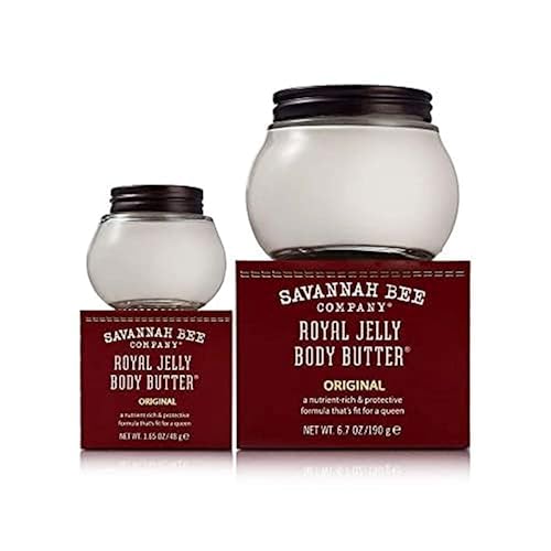 Savannah Bee Company Ultra-Rich Royal Jelly Body Butter Original Formula Set: hidrata profundamente, nutre y revitaliza la piel con dulce fragancia