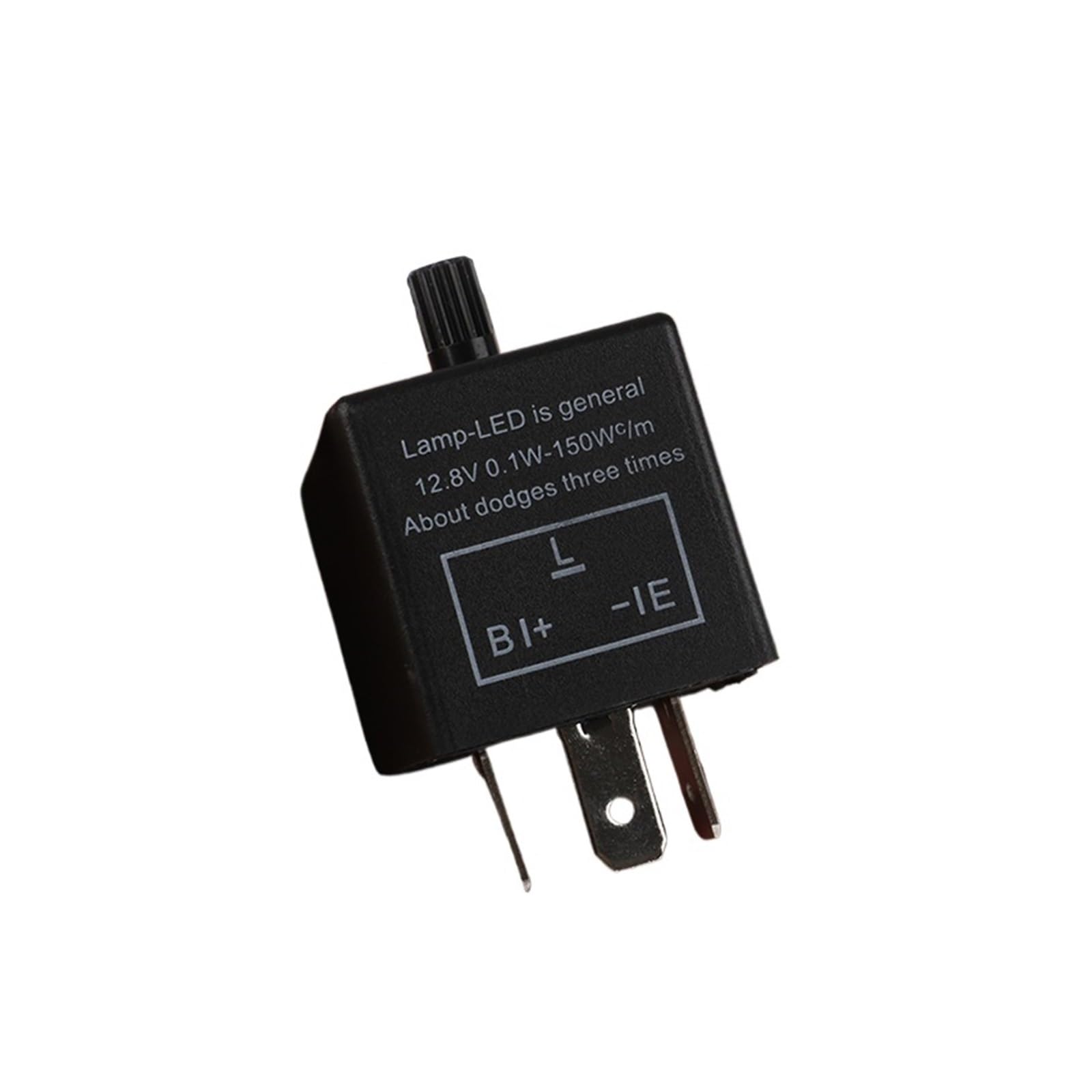 Relé intermitente LED de 3 pines y 12V ajustable para solucionar fallos en luces de coche 7