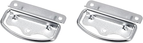 Miniatura 1 de Mango de anillo para el pecho (3.150 in3.15 pulgadas), 10 unidades, mango plegable de pintura en aerosol de hierro, para caja de herramientas de