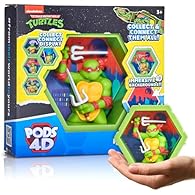 4 Dimensional Display. High-resolution 3D lenticular backgrounds give a magical and very different experience for fans of Teenage Mutant Ninja Turtles collectables. Raphael appears to burst out from his world to yours in fabulous 4D effect Connect - ...