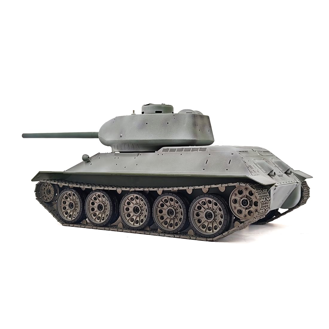 WW2 T-34/85 RC czołg z dźwiękiem, efekt dymu, system walki, 2,4 G 1:16 średni czołg wojskowy obrót o 320°, prezent dla dorosłych, miłośników wojskowych