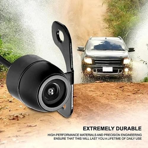 Image of Backup Camera, Waterproof IP68 Backup /Front View Camera, Car Rear View Camera Night Vision with Infrared LED, 170All-Round View, Reverse Camera for Cars, Trucks, RV, SUV, Van (Black)