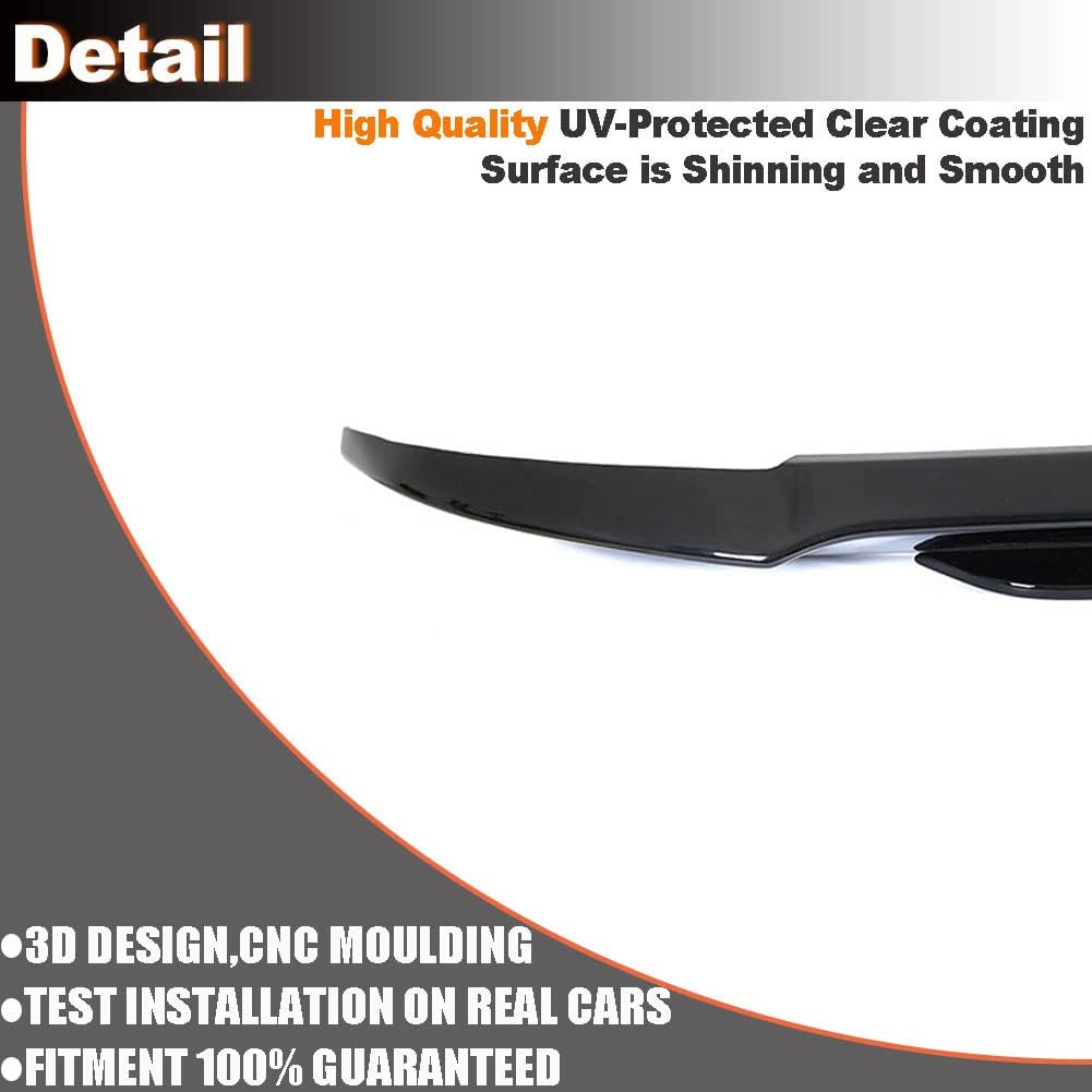Gloss Black Front Bumper Lip Fits for Mercedes Benz GLC Class X253 GLC250 GLC 300 GLC 350 GLC43 2015-2019 AMG Sport Utility 4-Door Front Chin Spoiler Bumper Protector Factory Outlet