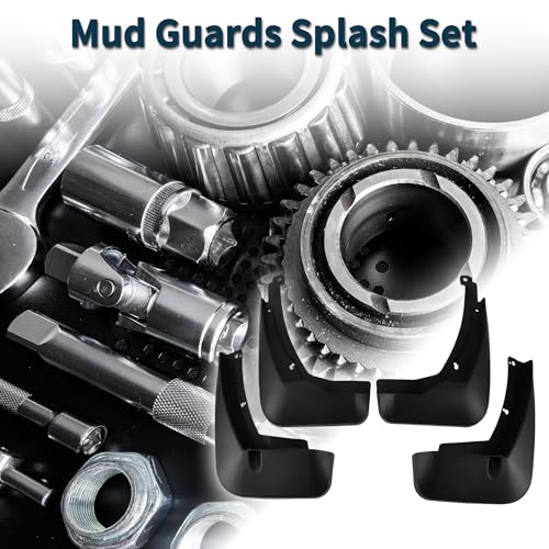 Image of Mud Flaps Splash Guards for Volkswagen Teramont /Teramont x 2019-2022 W /Mount Accessories Mud Guards Front and Rear 1 Set