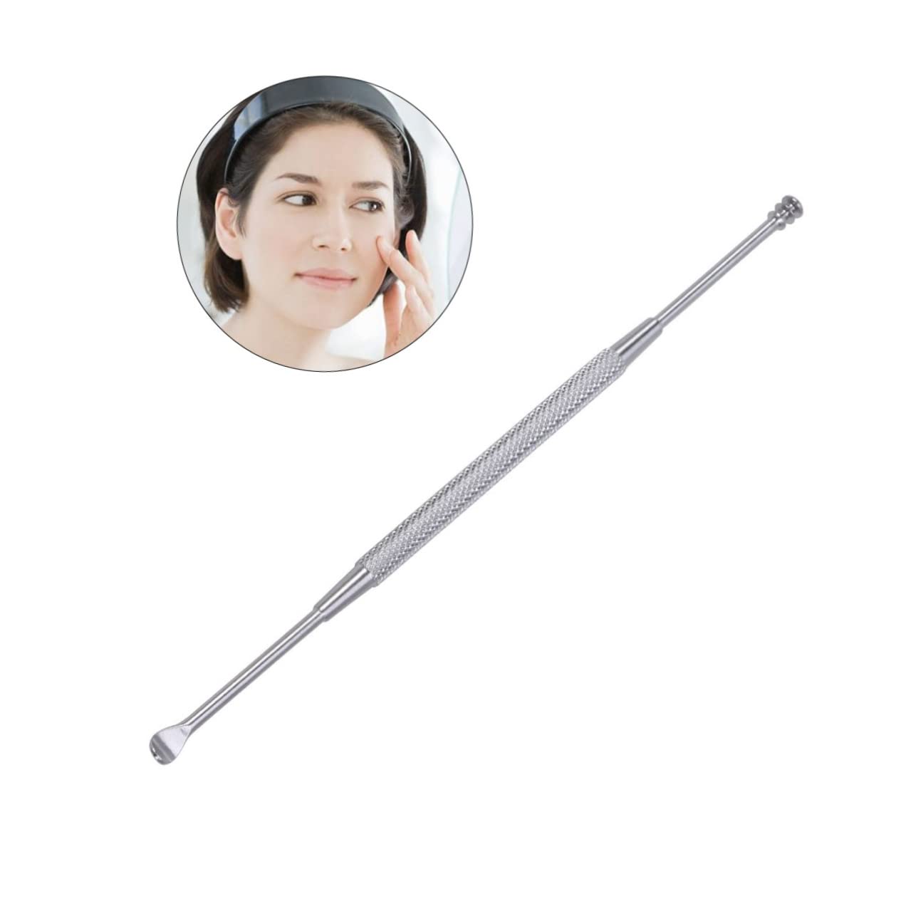 PartyKindom Efficient Ear Wax Removal Multi-Function Spiral Spoon for Beauty Personal Care