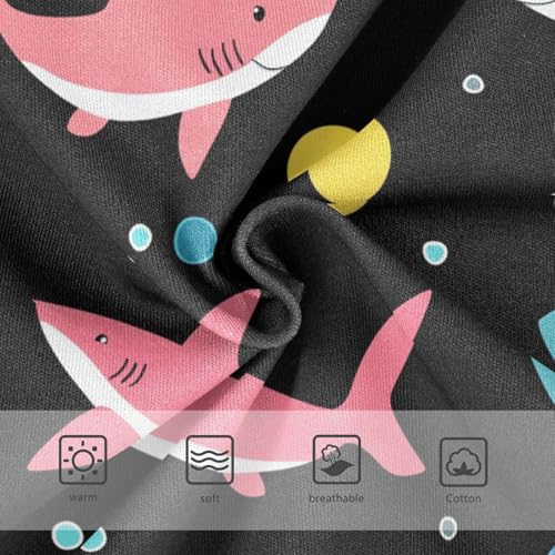 Wusikd Sharks Crown Girls' Underwear Cotton Colorful Girls Briefs Soft Toddler Underwear 2T3