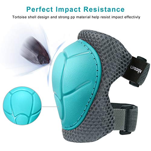 image for Kids Protective Gear Set Upboxn Knee Pads and Elbow Pads with Wrist Gu