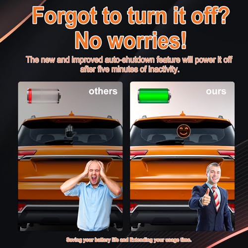 Luz LED para Auto con 4 Emojis y Gestos con Control Remoto miniatura 6