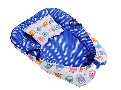Image of by Urban Space 100% Cotton Reversible Baby Bedding Set with Pillow, Warm Bedding, Multi Transportation
