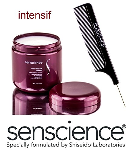Senscience Inner Restore INTENSIF - Deep Repairing Masque (with Sleek Steel Pin Tail Comb) (16.9 oz / 500ml)