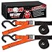 Progrip Powersports Motorcycle Soft Loop Tie Down Straps Lab Tested (2 Pack) Org