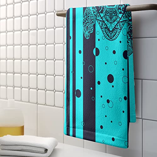 Lealeg Sea Turtle Decor Kitchen Towel Set, Ocean Animal Dish Towels, Beach Theme Tea Towels, 14.4 X 28.3 Inch Premium Portable Reusable For Bathroom Decorations Thin Kitchen Tea Dish Hand Towels #TOP4